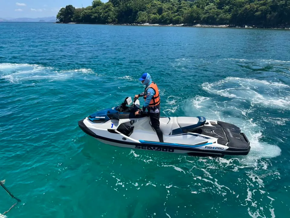 Jet ski on the bay