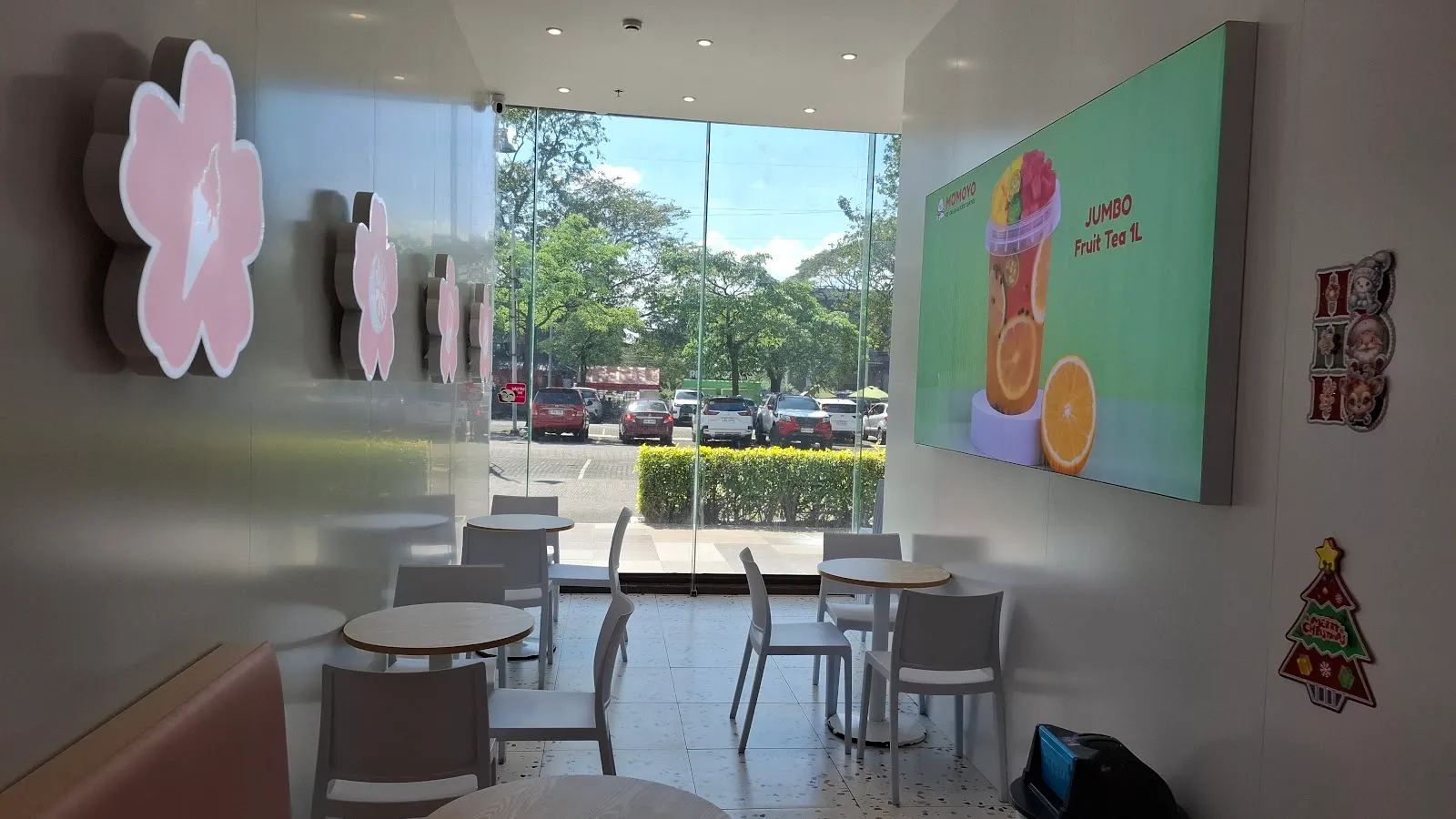 Seating area by the window