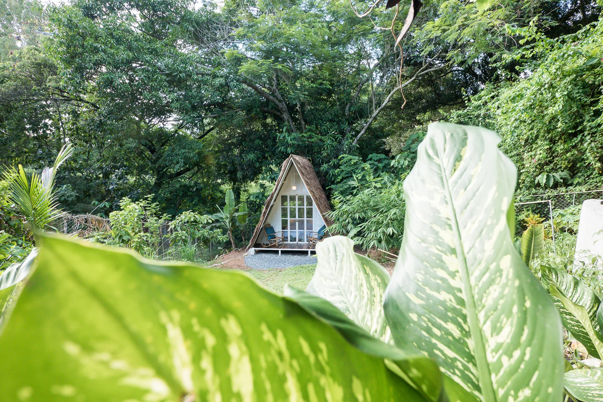 Garden cottage view