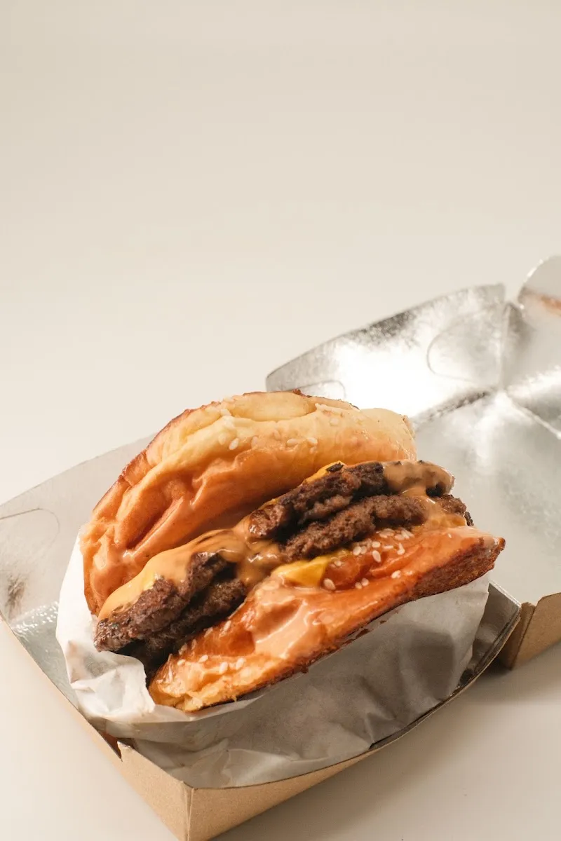 Wrapped double burger