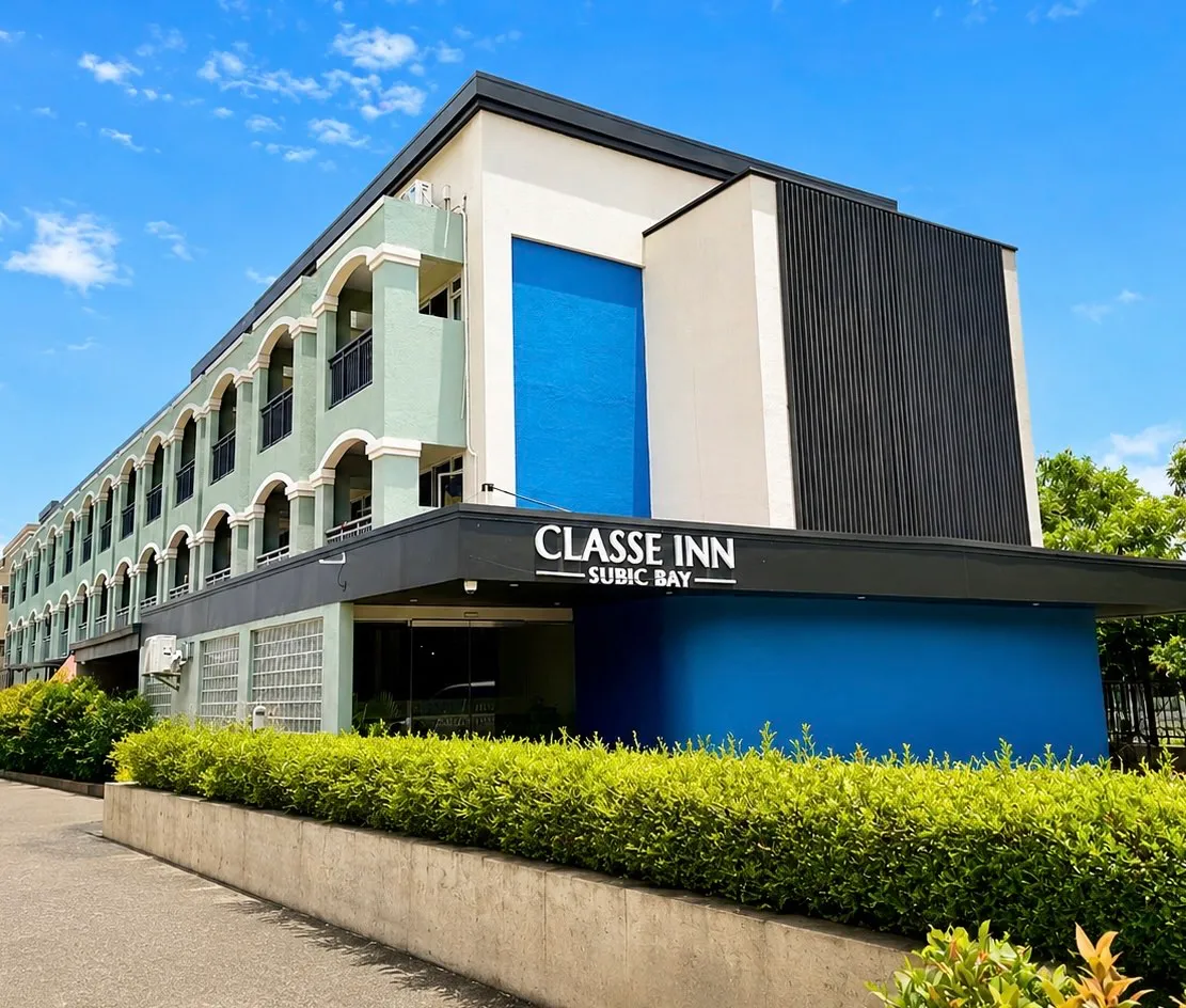 Hotel exterior in daylight
