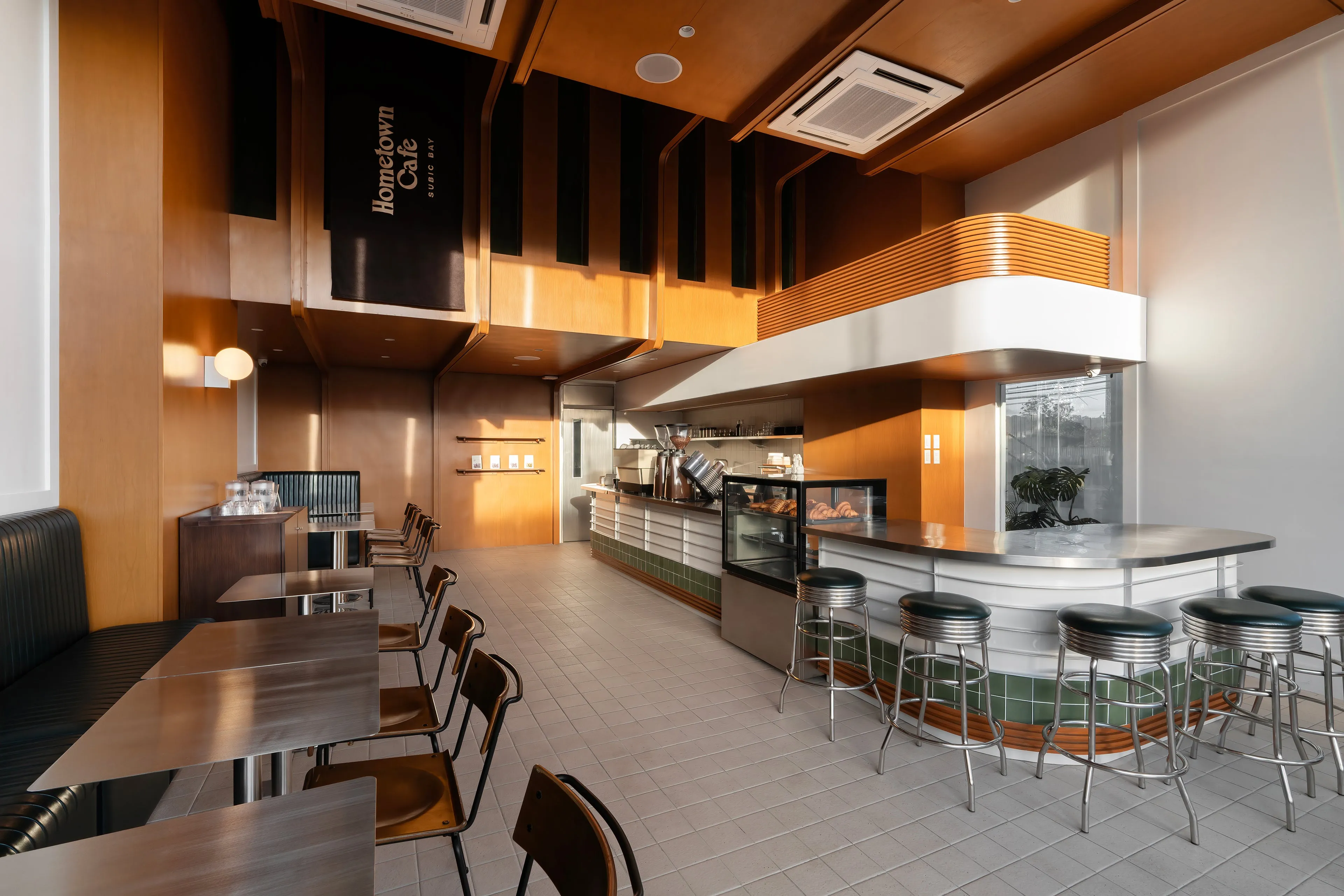 Counter and seating area