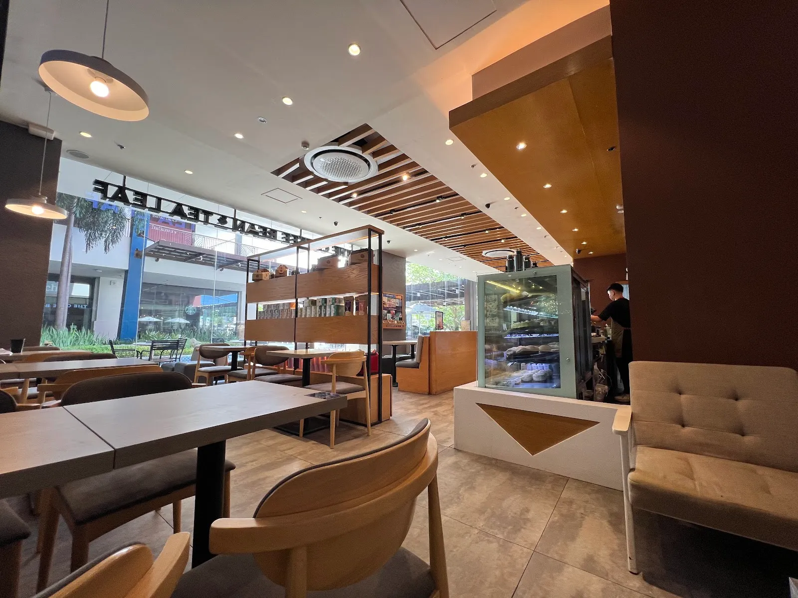 Cafe interior seating