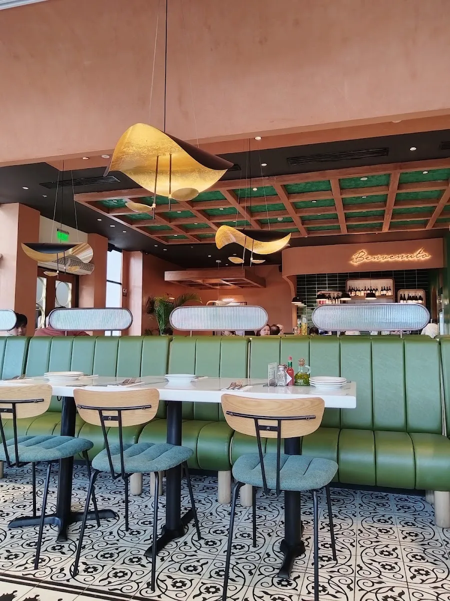 Dining room and open counter