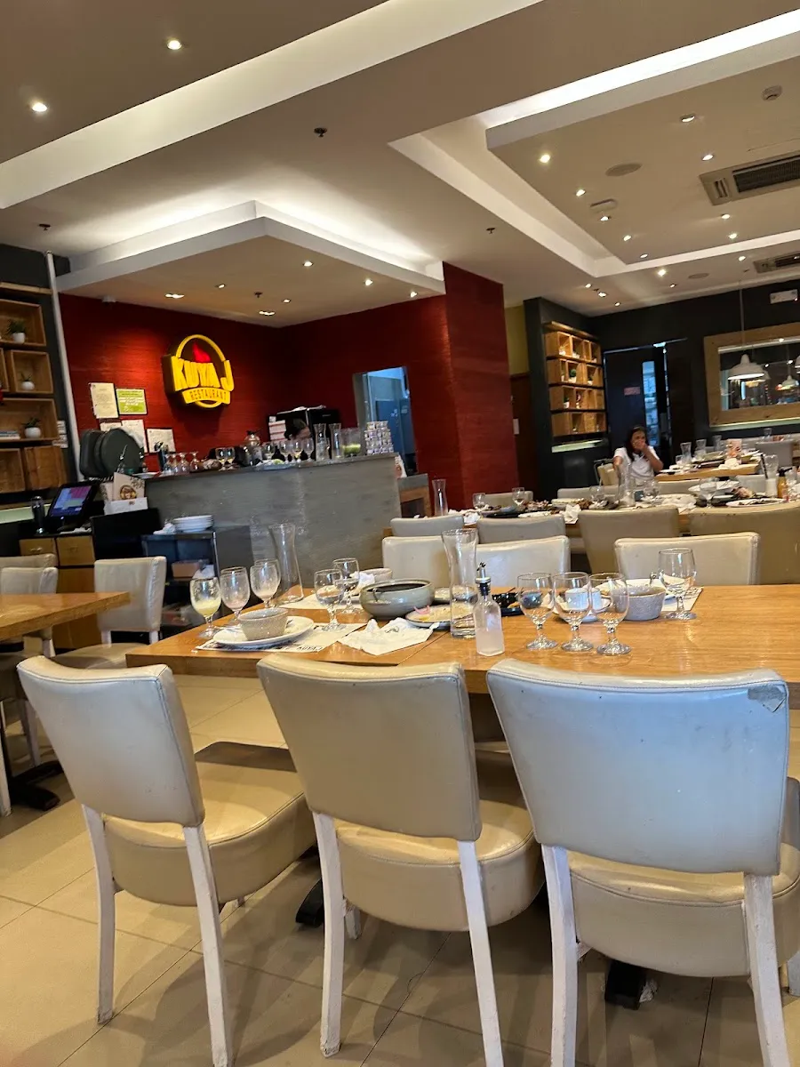 Long table set for a group
