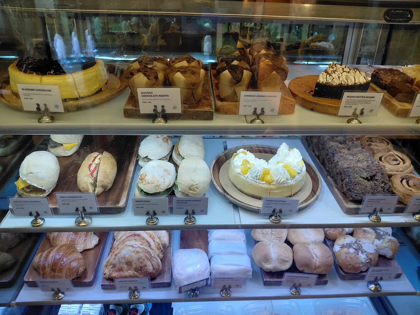 Pastry display case