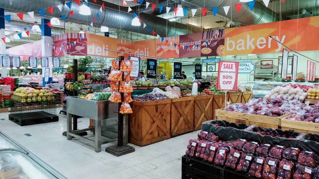 Deli and bakery section inside the store