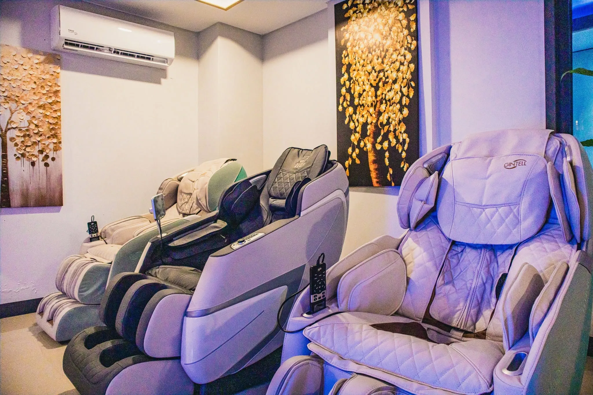 Massage chair room