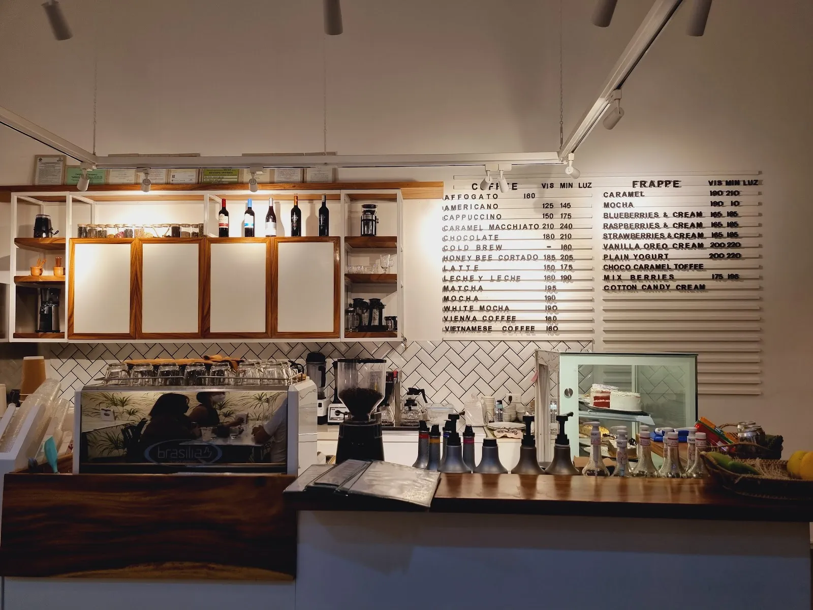 Espresso bar and counter
