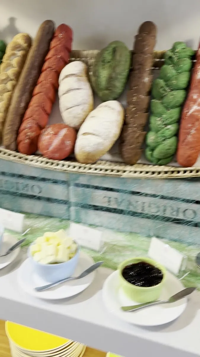 Bread and pastry display
