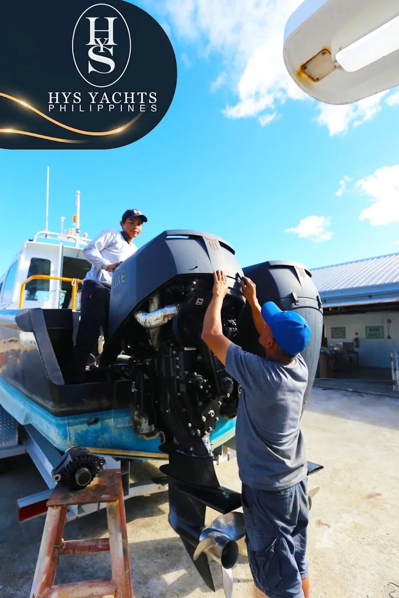 Servicing an outboard motor