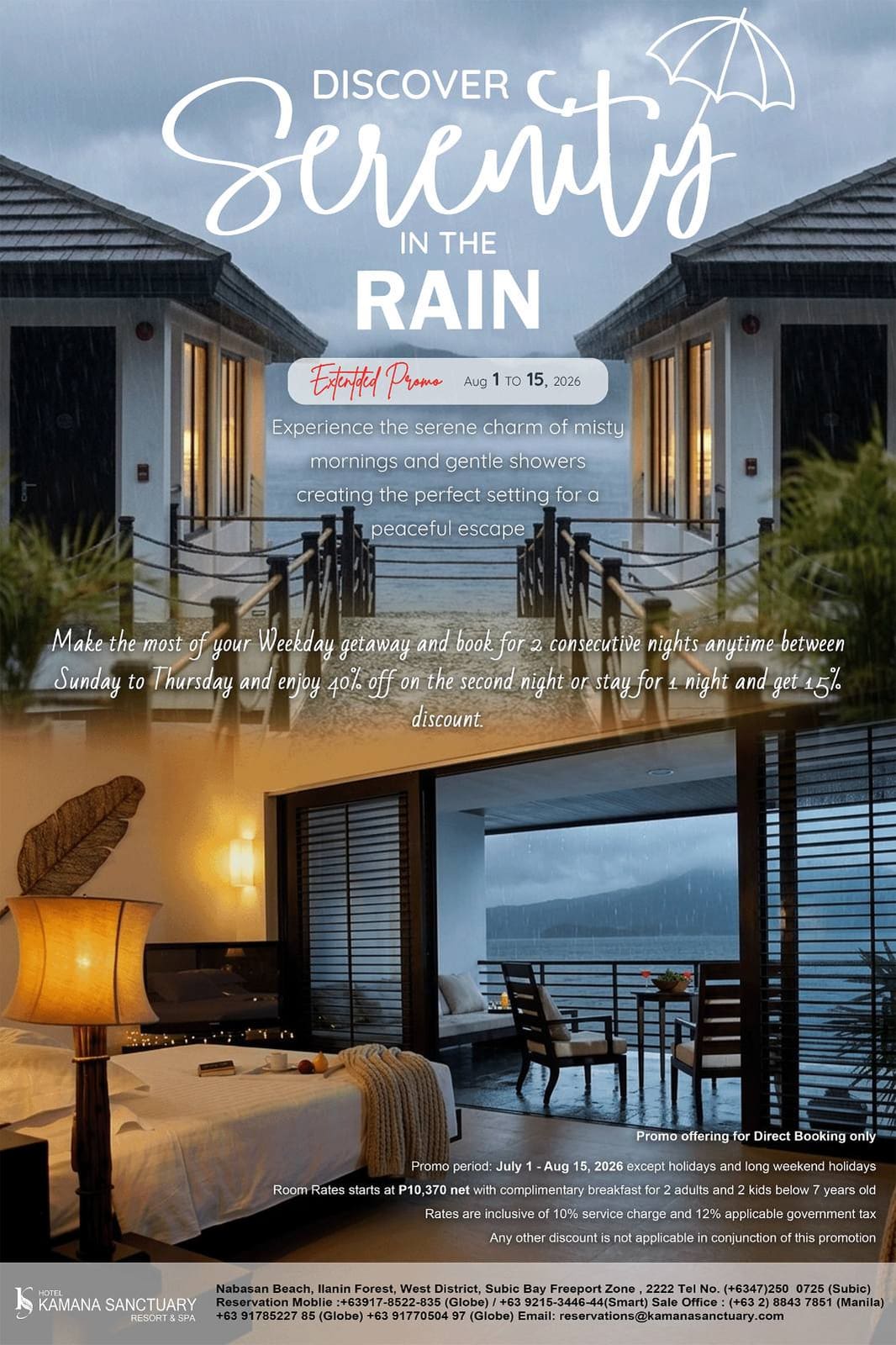 Kamana Sanctuary Resort & Spa — Stays
